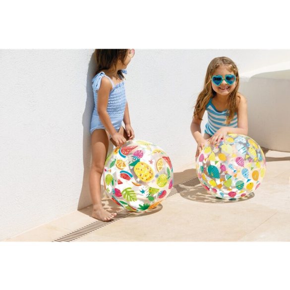 INTEX halmintás strandlabda D51cm (59040)
