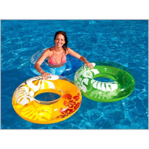 INTEX Clear Color narancs úszógumi D91cm (59251)
