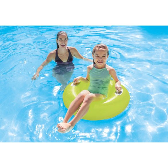 INTEX Hi-Gloss Neon narancssárga úszógumi D76cm (59258)