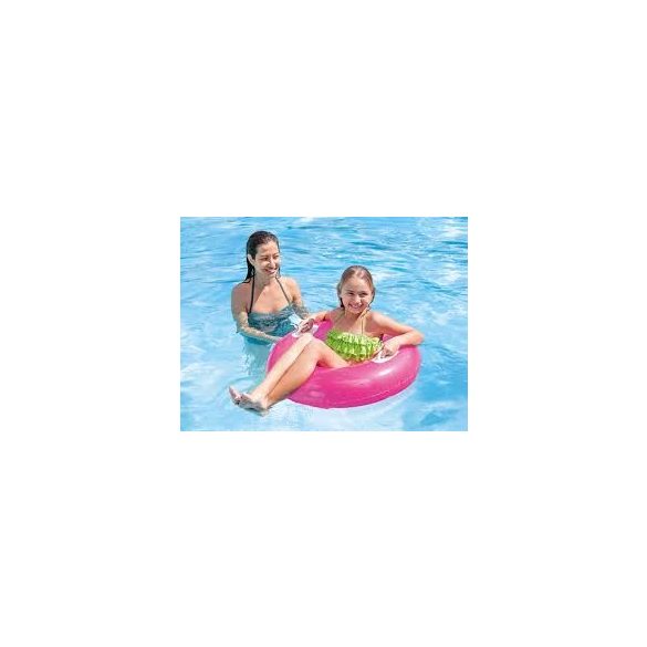 INTEX Hi-Gloss Neon rózsaszín úszógumi D76cm (59258)