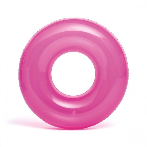 INTEX átlátszó rózsaszín úszógumi D76cm (59260)