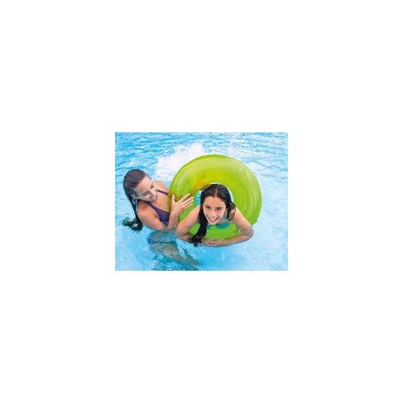 INTEX átlátszó zöld úszógumi D76cm (59260)