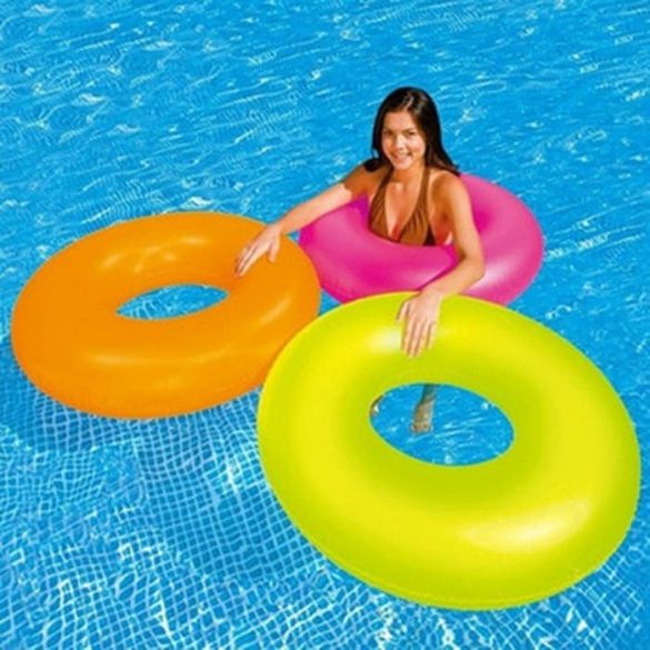 INTEX átlátszó zöld úszógumi D76cm (59260)