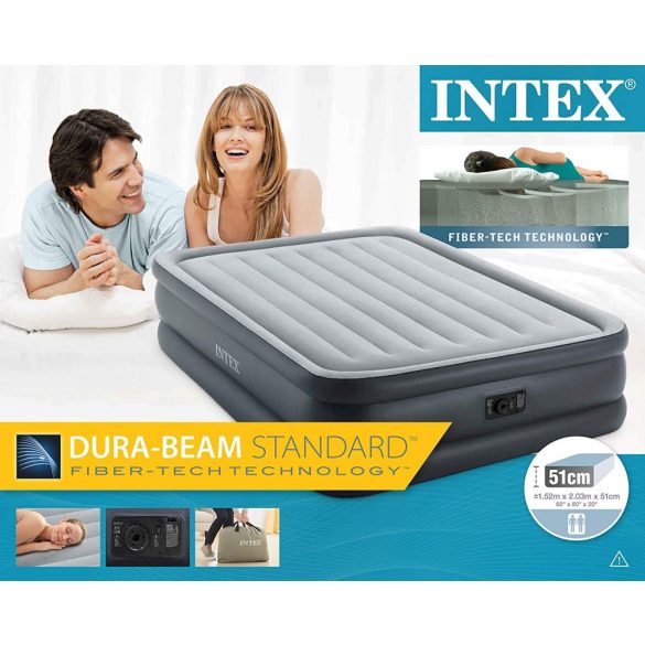 INTEX Essential Rest felfújható vendégágy, 152 x 203 x 42cm (64140)