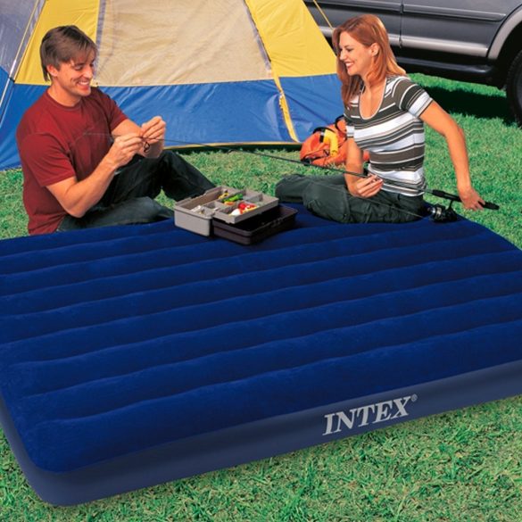 INTEX Classic Downy felfújható matrac, 152 x 203 x 25cm (64759)