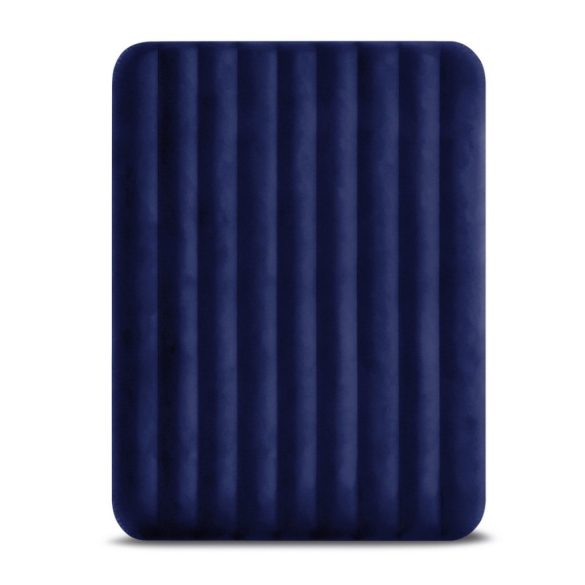 INTEX Classic Downy felfújható matrac, 152 x 203 x 25 cm, kék, plüss felső rész, 2in1 szelep, Wave Beam belső szerkezet (64759)