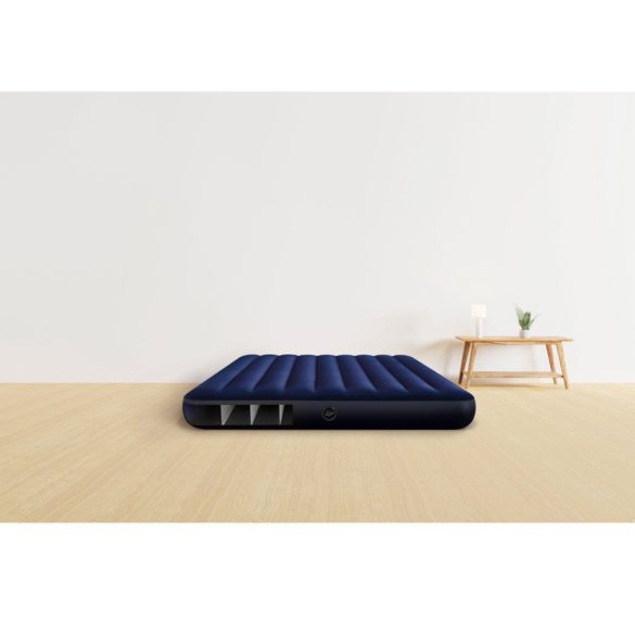 INTEX Classic Downy felfújható matrac, 152 x 203 x 25 cm, kék, plüss felső rész, 2in1 szelep, Wave Beam belső szerkezet (64759)