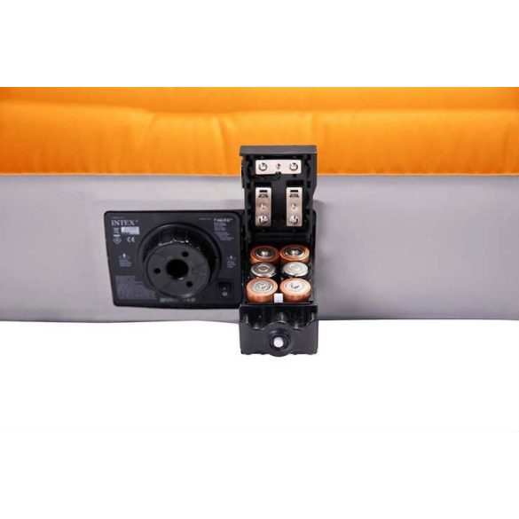 INTEX Super-Tough felfújható matrac, narancssárga/szürke, 76 x 183 x 10cm (64791)