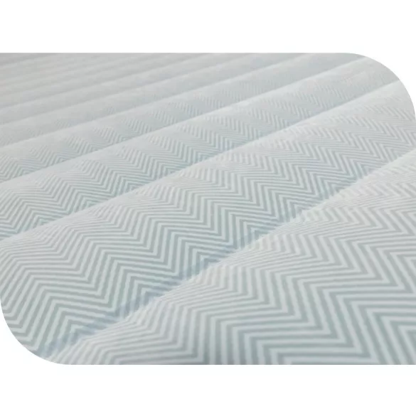 Felfújható vendégágy, Intex Queen Prémium Comfort, 203 x 152 x 46 cm, szarufa mintás, kétszemélyes, megerősített szálas belső szerkezet, beépített elektromos pumpával, fejtámlával, 272 kg teherbírással (64824)