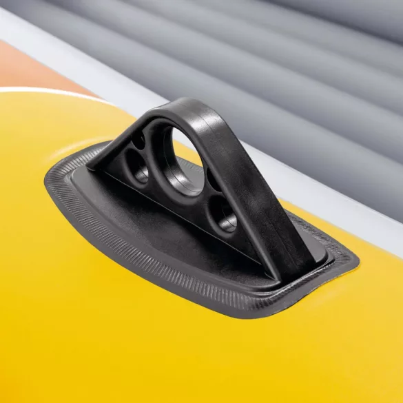 Felfújható csónak szett, Intex Challenger 3, 295 x 137 x 43 cm, narancssárga, háromszemélyes, megerősített PVC, pumpával és evezőkkel (66313)