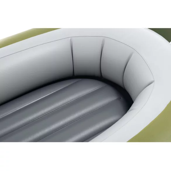 Felfújható csónak szett, Intex Seahawk 2, 236 x 114 x 41 cm, zöld, kétszemélyes, megerősített PVC, pumpával és evezőkkel (66332)