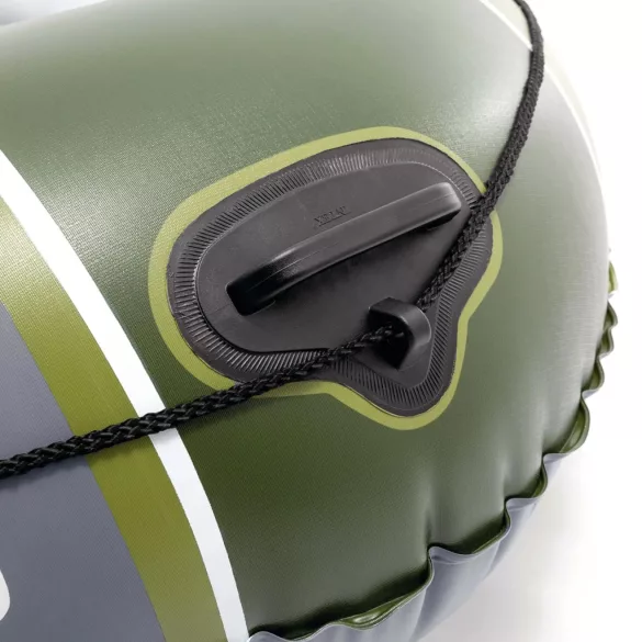 Felfújható csónak szett, Intex Seahawk 3, 295 x 137 x 43 cm, zöld, háromszemélyes, megerősített PVC, pumpával és evezőkkel (66333)