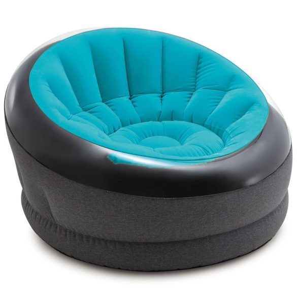 INTEX Empire felfújható fotel, kék/fekete, 112 x 109 x 69cm (66582)