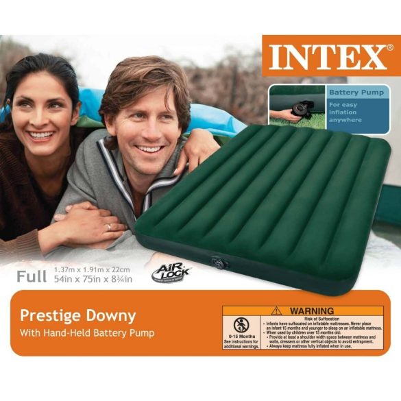 INTEX Prestige Downy felfújható matrac, 137 x 191 x 22cm (66968)