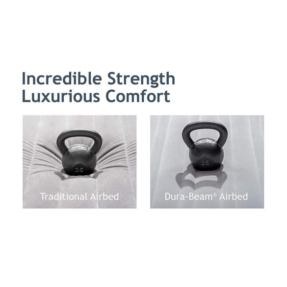 INTEX Comfort Plush felfújható vendégágy, 152 x 203 x 33cm (67770)
