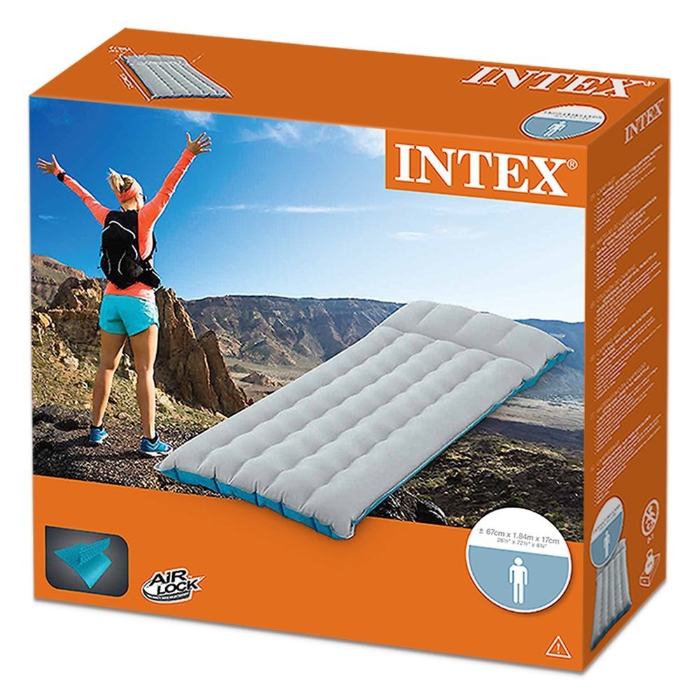 матрас надувной intex outdoor camping mat