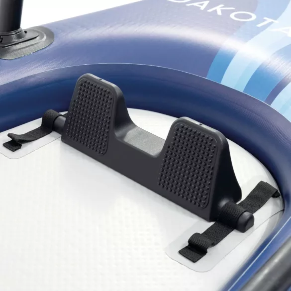 Felfújható kajak, Intex Dakota Quest, 320 x 89 x 20 cm, kék, egyszemélyes, felülülős kialakítás, megerősített, kivehető üléssel, evezővel, pumpával és hordozó hátizsákkal (68245NP)