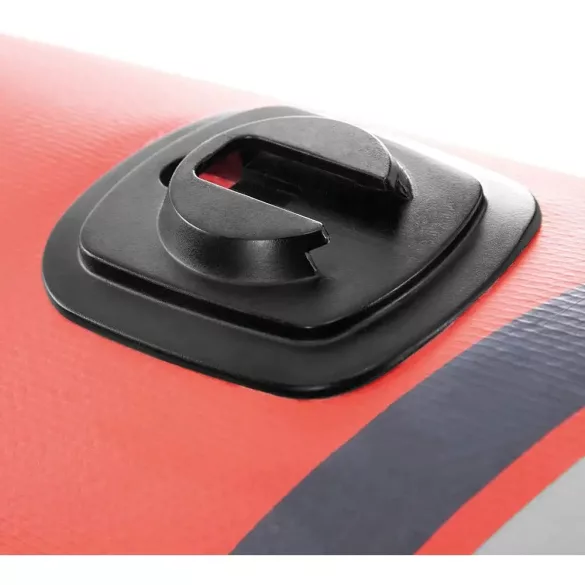 Felfújható kajak, Intex Excursion Pro K1, 305 x 91 x 46 cm, piros/szürke, egyszemélyes, megerősített PVC, felfújható üléssel, pumpával és evezőkkel (68303)