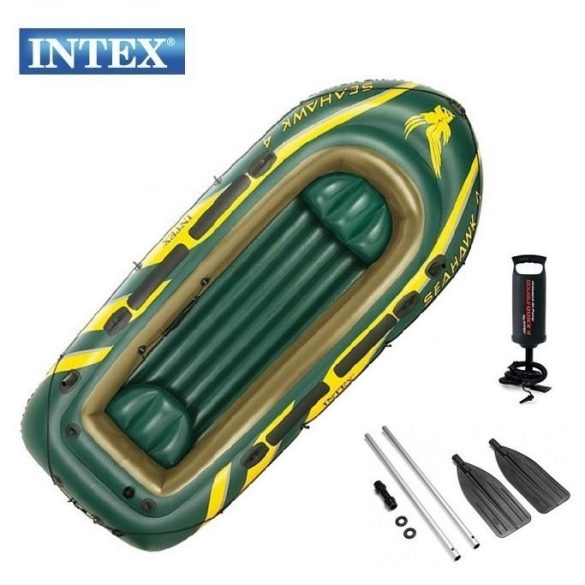 INTEX Seahawk 2 felfújható gumicsónak szett (2 személyes) 236 x 114 x 41cm (68347)