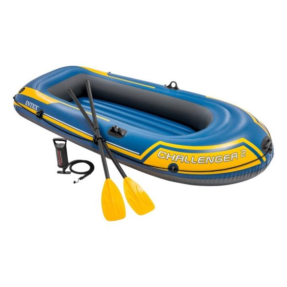 INTEX Challenger 3 felfújható gumicsónak szett (3 személyes) 295 x 137 x 43cm (68370)