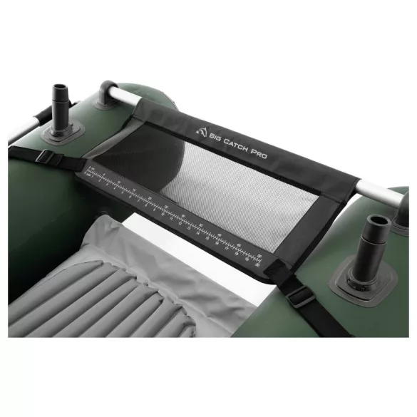 Felfújható horgászcsónak, Intex Big Catch Pro, 165 x 119 x 38 cm, sötétzöld, egyszemélyes, megerősített PVC, horgászbot-tartókkal, evezőkkel, pumpával és hordozó hátizsákkal (68381NP)