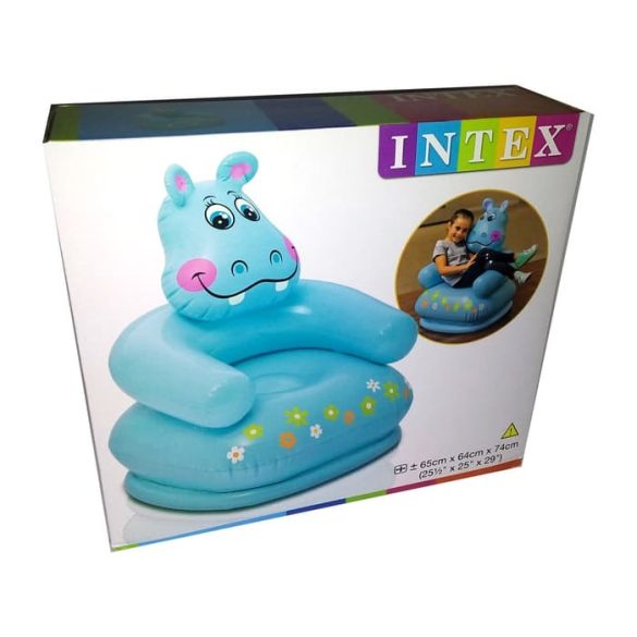 INTEX felfújható gyermekfotel víziló (68556)