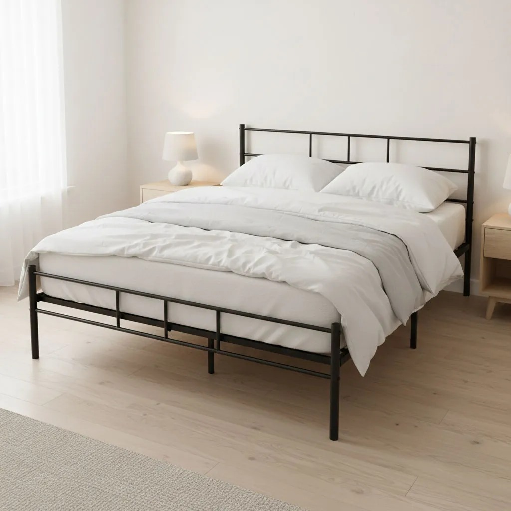 Fém ágykeret, ModernHome DNYSF165A, 140 x 200 cm – 2. kép Fém ágykeret, ModernHome DNYSF165A, 140 x 200 cm – 2. kép